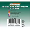 Brüder Mannesmann M54341 25-osainen HSS-kierrepoporasarja, 1-13 mm metallilaukussa