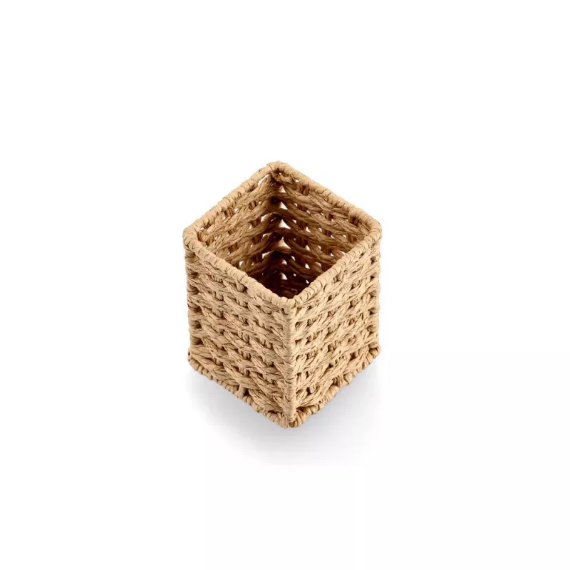 Zeller kynäteline paperipunos luonnonvärinen 8 x 8 x 10,7 cm (15210)