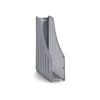ZELLER MESHLINE hopeinen metalliverkko seisova aikakauslehtiteline DIN A4/C4 17700