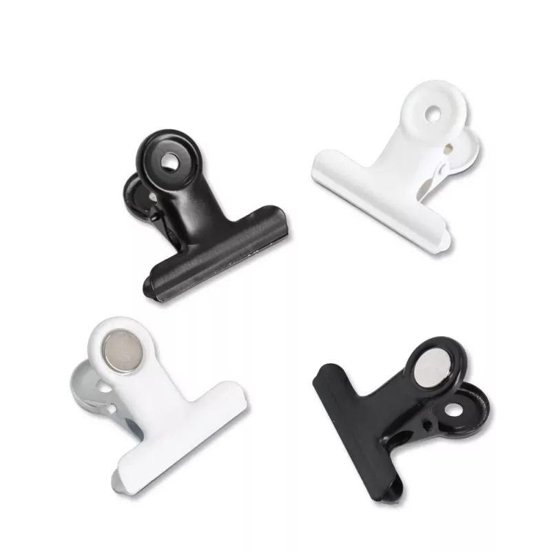 Zeller magneettiset klipsit musta metalli 4,0 x 1 sarja (11264)