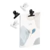 Zeller magneettiset klipsit musta metalli 4,0 x 1 sarja (11264)