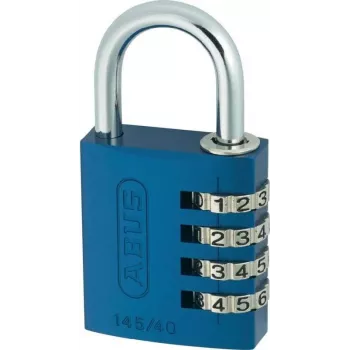 ABUS 488078 massiivinen messinkilukko karkaistulla terässängellä, 45 mm runko, eri avaimilla, 2 avainta ABVS48807