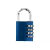 ABUS 488078 massiivinen messinkilukko karkaistulla terässängellä, 45 mm runko, eri avaimilla, 2 avainta ABVS48807