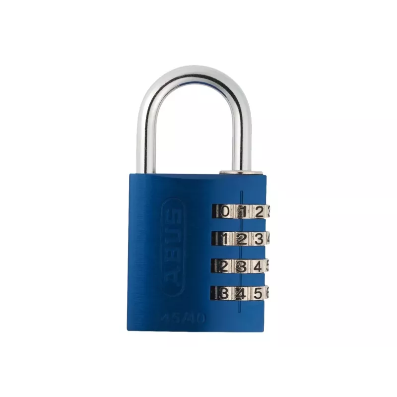 ABUS 488078 massiivinen messinkilukko karkaistulla terässängellä, 45 mm runko, eri avaimilla, 2 avainta ABVS48807