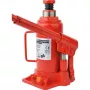 BRÜDER MANNESMANN hydraulinen tunkki 10 t ylikuormitusventtiilillä, punainen (M00710)