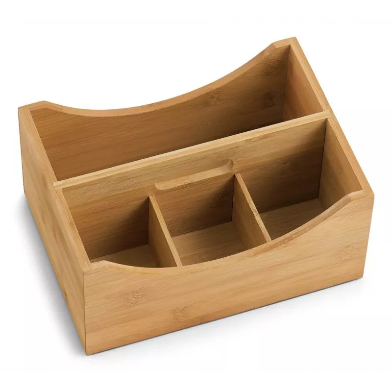 Zeller säilytyslaatikko luonnonvärinen 25 x 18 x 12 cm bambu 13336