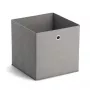 Zeller 14110 kuitukangas säilytyslaatikko, 30 L, 32 x 32 x 32 cm, harmaa