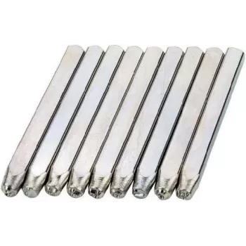 Brüder Mannesmann 9-osainen numeroleimasinsarja 3 mm (243-Z-3MM)