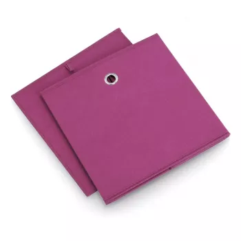 ZELLER kuitukangas säilytyslaatikko, violetti (14115)