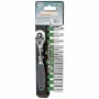 Brüder Mannesmann M29114 14-osainen hylsyavainsarja 1/4 inch kiinnityksellä, kromi-vanadiini, 4-13 mm