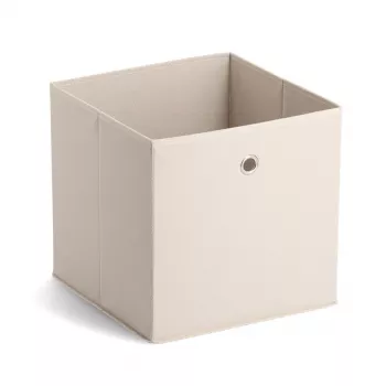 ZELLER säilytyslaatikko kuitukankaasta beige 27L taitettava kuutio 14111