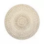 Zeller 6-osainen kullanvärinen pöytätabletti lovilla | 45 x 30 cm | PVC 27003