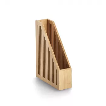 Zeller 15203 bambu aikakauslehtiteline, ruskea, DIN A4