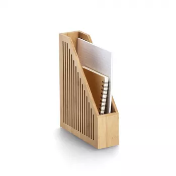 Zeller 15203 bambu aikakauslehtiteline, ruskea, DIN A4