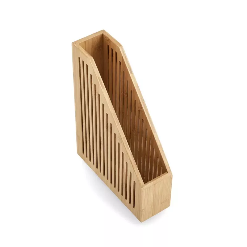 Zeller 15203 bambu aikakauslehtiteline, ruskea, DIN A4