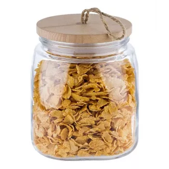APS Woody 2L lasisäilytyspurkki akasiapuukannella 82256