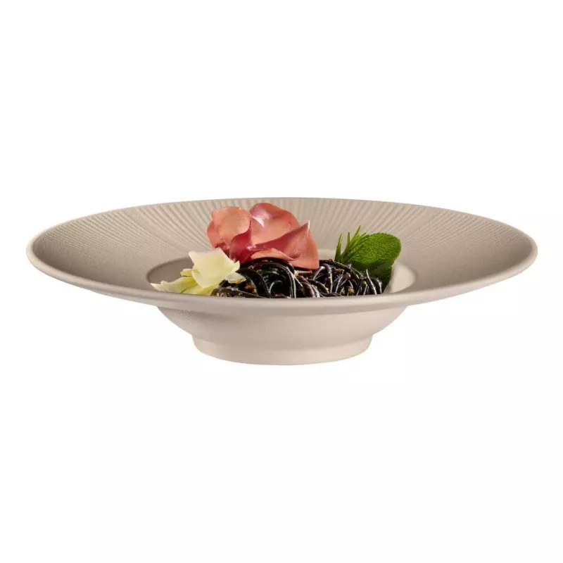 APS NERO pastalautanen, 290 mm, hiekka melamiini, pinottava, konepesunkestävä, lämmönkestävä (1 kpl) 85406