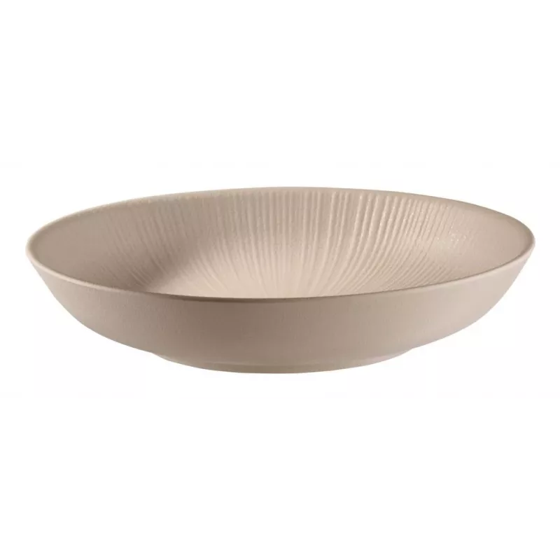 APS NERO syvä lautanen 225 mm hiekka melamiini 85414