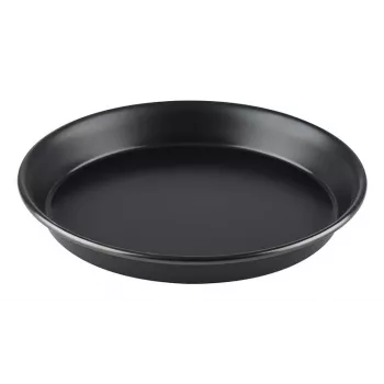 APS pizzapelti, pyöreä, 180 mm, musta siniteräs, pinnoittamaton, 1 kpl 73502