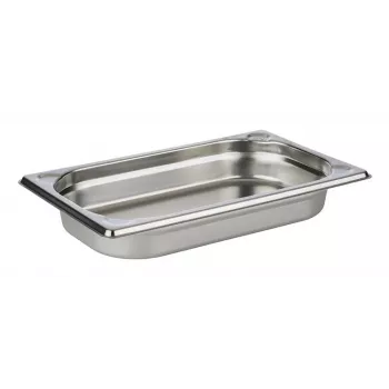 APS GN 1/4 gastronorm-astia 265x162x40 mm, 18/10 ruostumaton teräs, elektrolyyttisesti kiillotettu, 1,7 L 81401