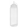APS puristuspullo 1025 ml läpinäkyvä polyeteeni kierrekorkilla ja sulkukorkilla - 1 kpl (93259)