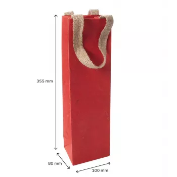SIGEL Red Coco paperiset lahjakassit, 10 x 35,5 cm, 5 kpl:n pakkaus (ET012)