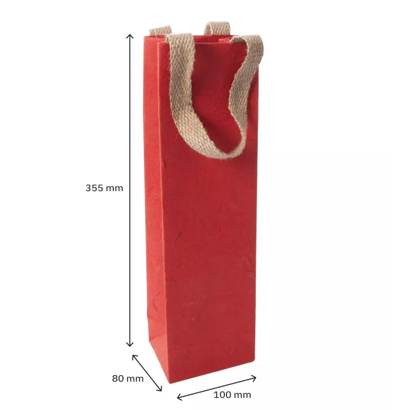 SIGEL Red Coco paperiset lahjakassit, 10 x 35,5 cm, 5 kpl:n pakkaus (ET012)