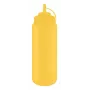 APS puristuspullo 1025 ml keltainen polyeteeni kierrekorkilla ja sulkukorkilla 93260