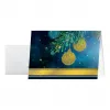 Sigel DS065 Golden Glitter joulukortit kirjekuorilla, DIN A6, 10 kpl