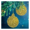 Sigel DS065 Golden Glitter joulukortit kirjekuorilla, DIN A6, 10 kpl