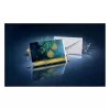 Sigel DS065 Golden Glitter joulukortit kirjekuorilla, DIN A6, 10 kpl
