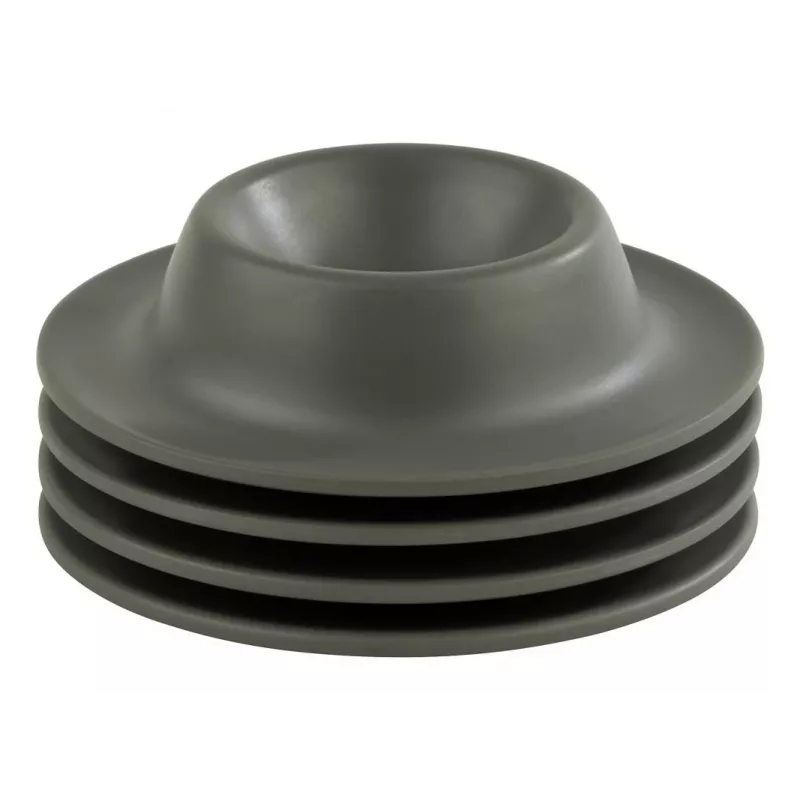 APS EGGY munakuppisarja 4 kpl melamiini harmaa 85 mm halkaisija konepesunkestävä 85296
