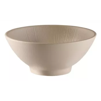 APS NERO pyöreä melamiininen tarjoilukulho 190 mm sand pinottava konepesunkestävä 85412