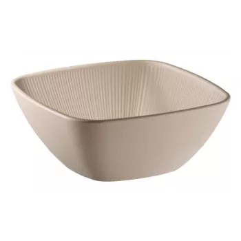 APS NERO neliönmuotoinen melamiininen tarjoiluvati 195 x 195 mm sand 85416