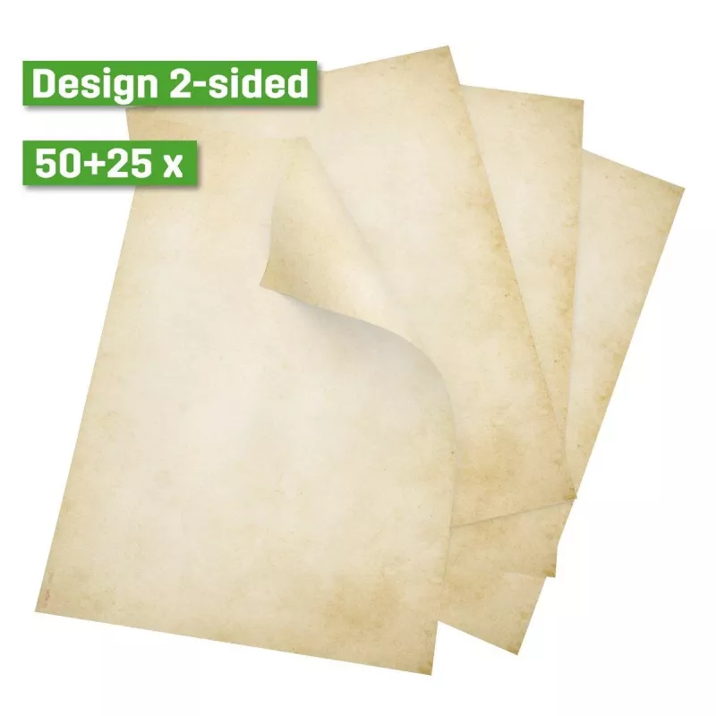 SIGEL DP983 Vintage Design paperisarja DIN A4 90 g/m² beige 75 arkkia