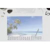 Sigel H6470 pöytäalusta paperi Palm Beach 59,5 x 41 cm 2026-2028 30 arkkia