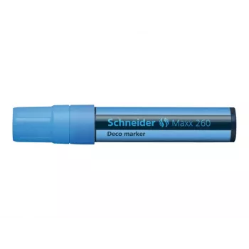 Schneider Maxx 260 sininen nestemäinen liitutaulutussi - 5 kpl:n pakkaus 126010