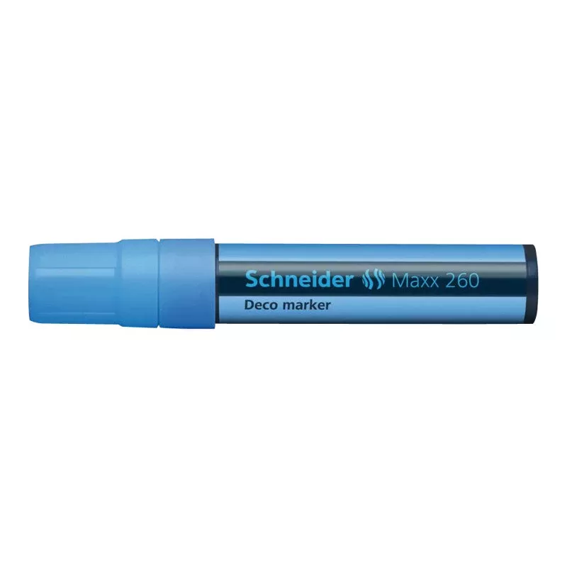 Schneider Maxx 260 sininen nestemäinen liitutaulutussi - 5 kpl:n pakkaus 126010