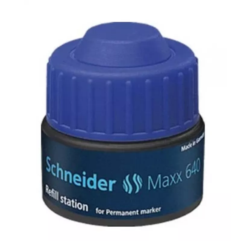 Schneider Maxx 640 tussin täyttömuste sininen 30 ml 164003