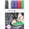 Schneider Paint-It 320 V1 akryylitussisarja, 6 eri väriä, 4,0 mm pyöreä kärki 120295