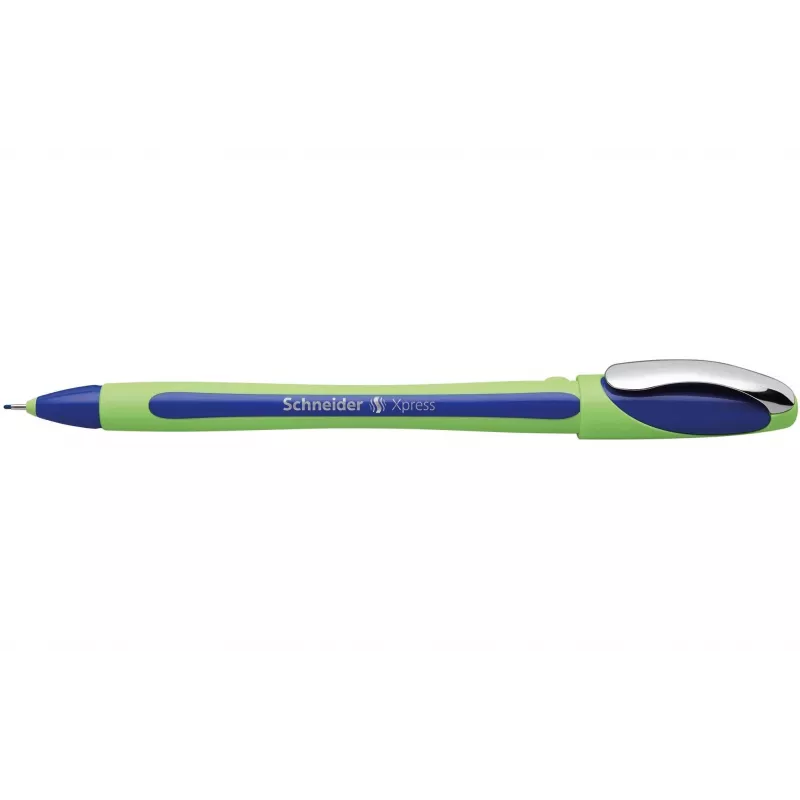 Schneider Xpress fineliner-kynä sininen - vesipohjainen muste, 0,8 mm kuitukärki 19003