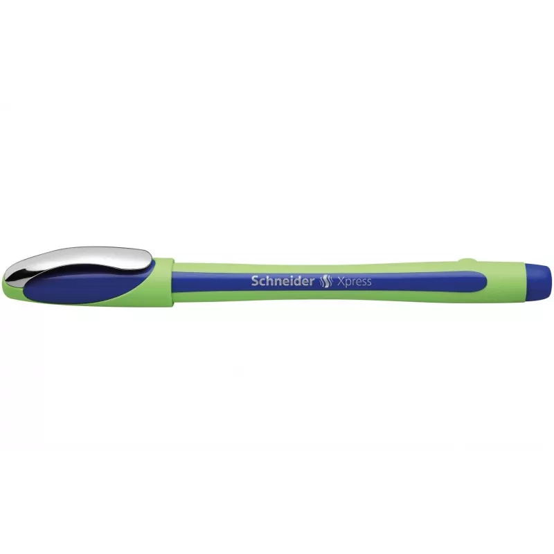 Schneider Xpress fineliner-kynä sininen - vesipohjainen muste, 0,8 mm kuitukärki 19003