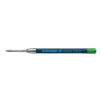 Schneider Express 735 kuulakärkikynä – vihreä muste, ruostumaton teräs, medium (G2) 50-7364