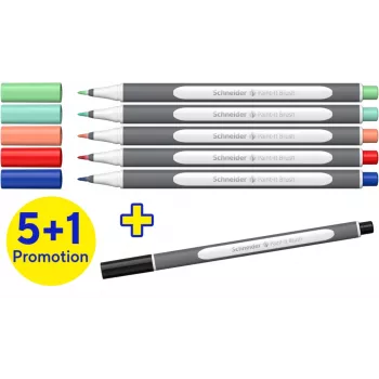 Schneider Paint-It 070 huopakynäsarja eri värit 6 kpl ML07010503