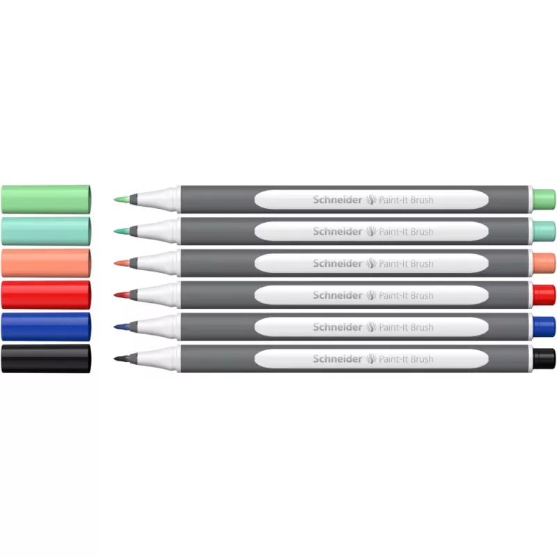 Schneider Paint-It 070 huopakynäsarja eri värit 6 kpl ML07010503
