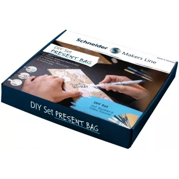 Schneider DIY-lahjapussisarja, luonnonvoimapaperi, 10 pussia ripustimilla, tarroilla & nauhoilla, 80 x 180 x 220 mm ML85060903