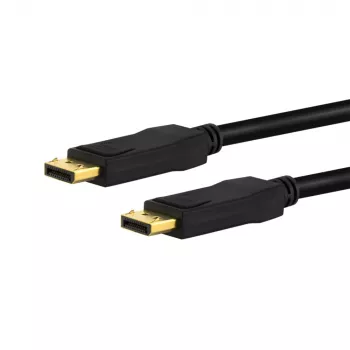 E+P DisplayPort-kaapeli 5 m DP2/5 - 4K 60Hz, kullattu, kolminkertaisesti suojattu 1538005