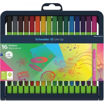 SCHNEIDER Edding Line-Up fineliner-sarja 16 eri väriä 0,4 mm 191092