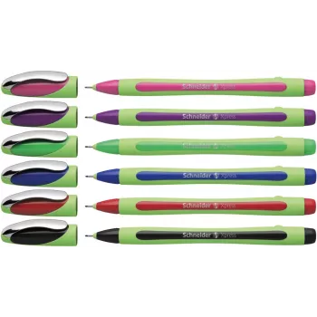 Schneider Xpress fineliner eri värit 0,8 mm (6 kpl:n pakkaus) 190086