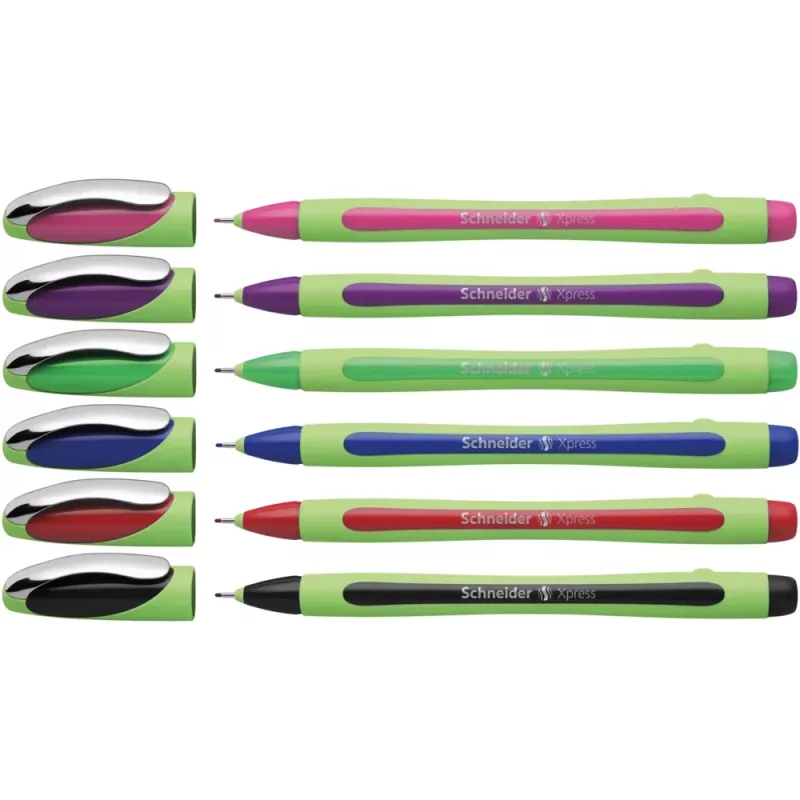 Schneider Xpress fineliner eri värit 0,8 mm (6 kpl:n pakkaus) 190086
